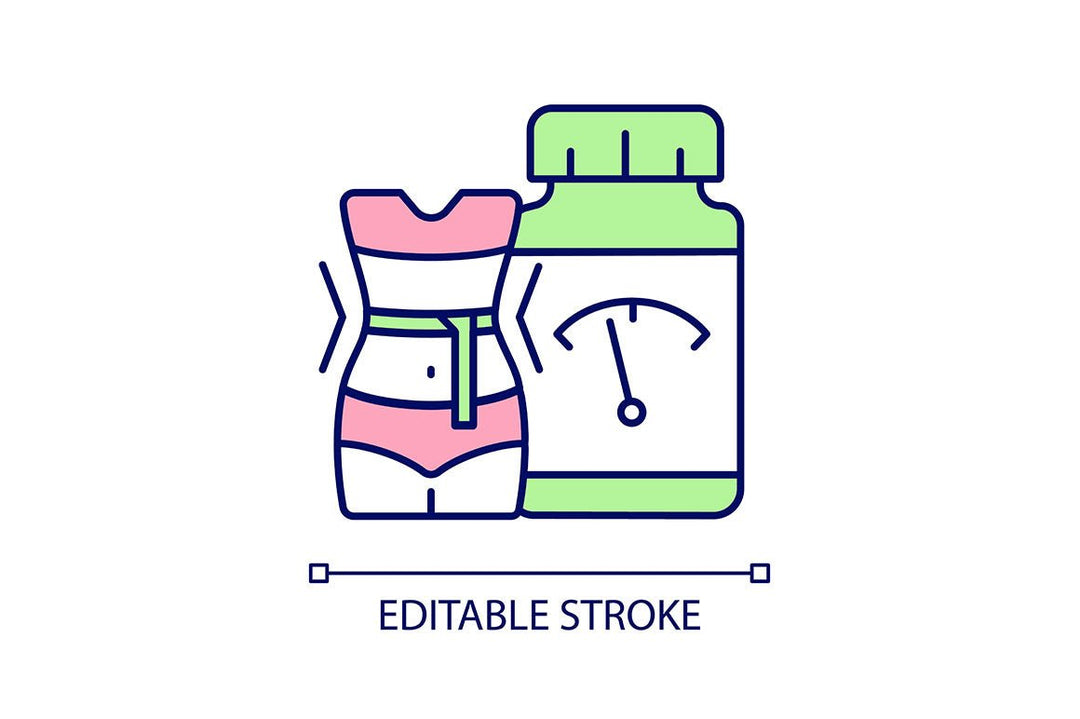 Food supplements RGB color icons set