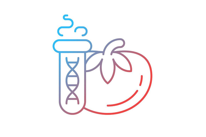 Food testing gradient icons set for dark and light mode