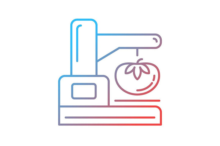 Food testing gradient icons set for dark and light mode