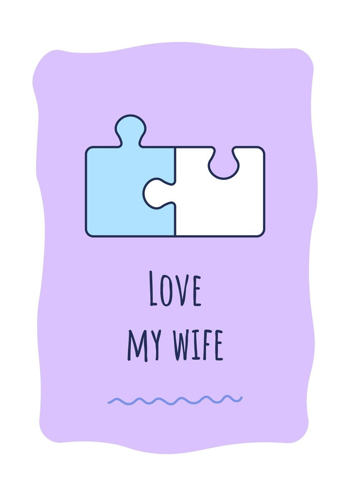 For her greeting card with color icon element set