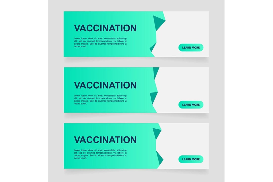 Freelance platform web banner template set