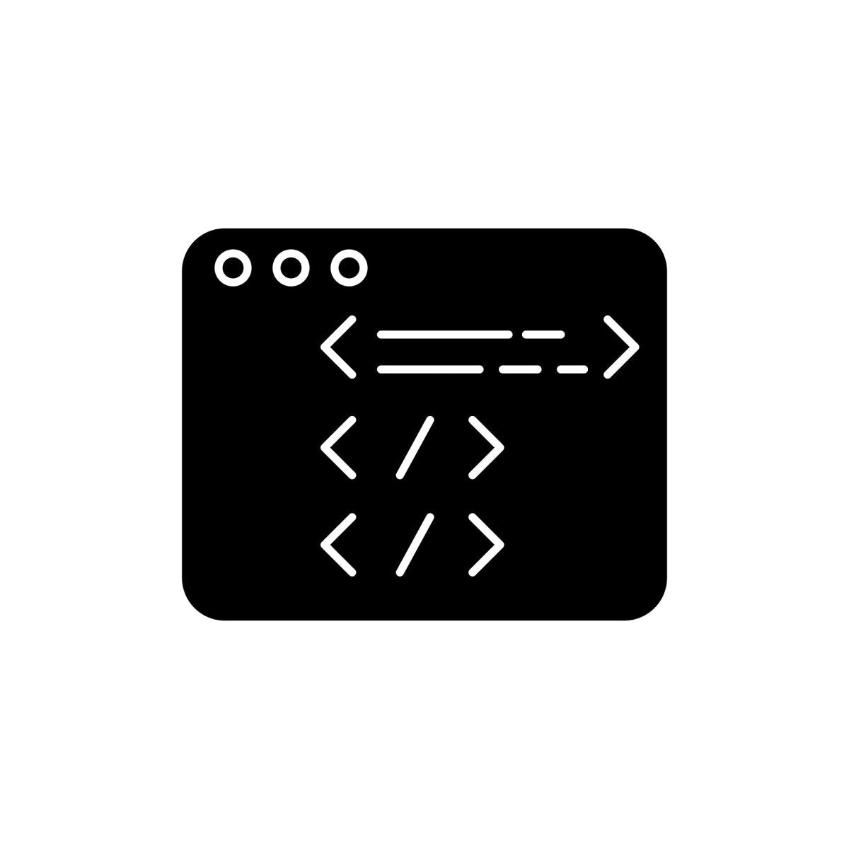 Freelance professions elements black glyph icons set on white space