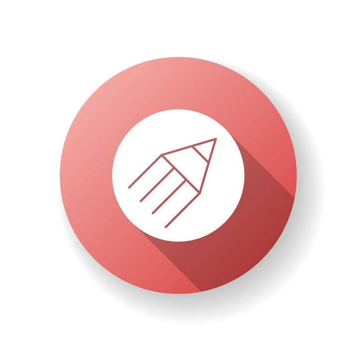 Freelance professions elements flat design long shadow glyph icons set