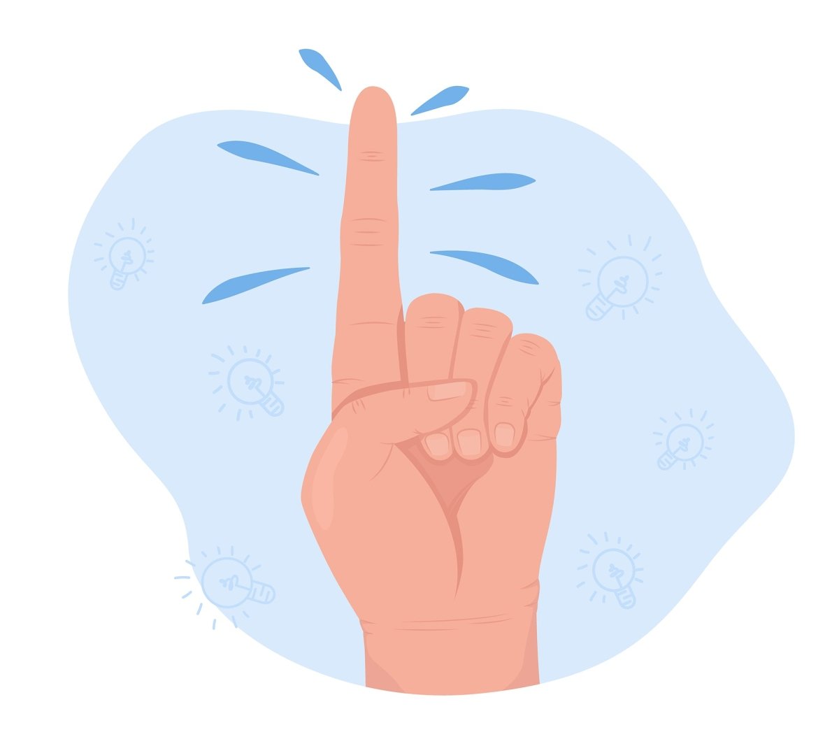 Friendly interaction vector illustration set