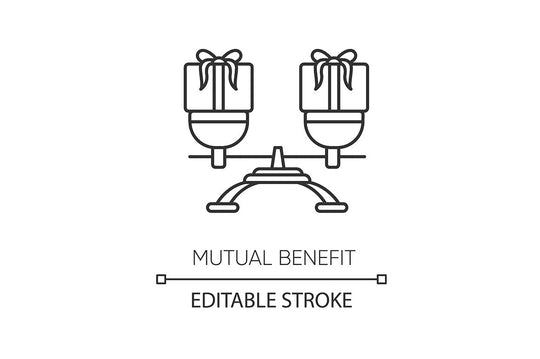 Friendly relationship pixel perfect linear icons set