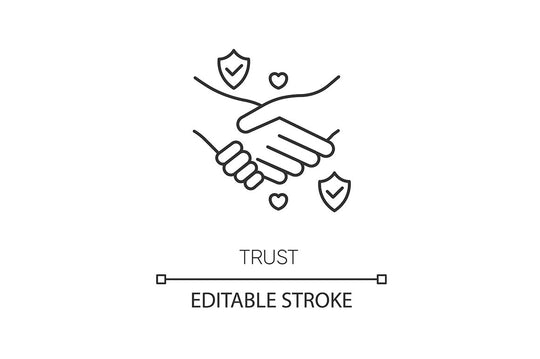 Friendly relationship pixel perfect linear icons set