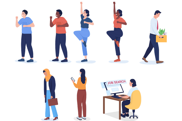 Full Body People Illustrations