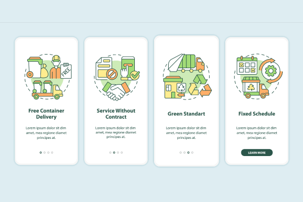 Garbage Management App Page Bundle