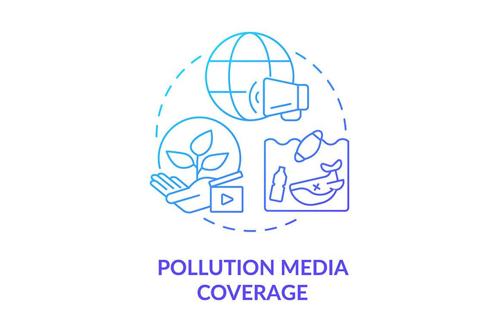 Garbage recycling trends concept icons bundle