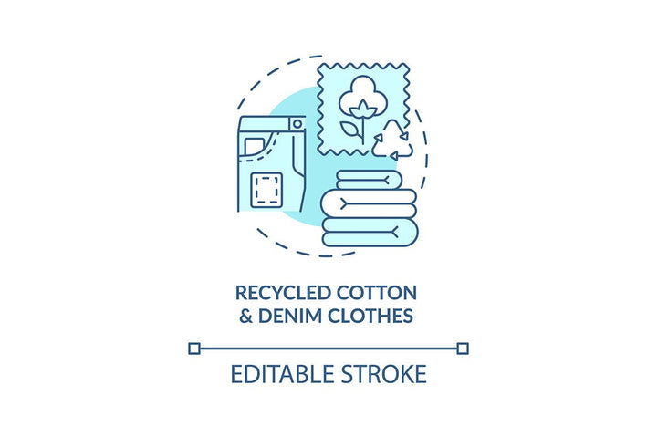 Garbage recycling trends concept icons bundle