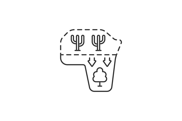 Global water crisis linear icons set for dark and light mode