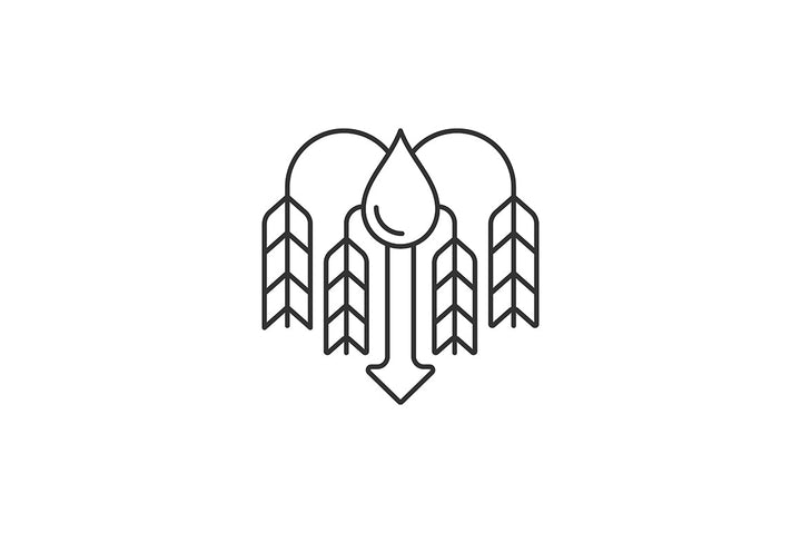Global water crisis linear icons set for dark and light mode