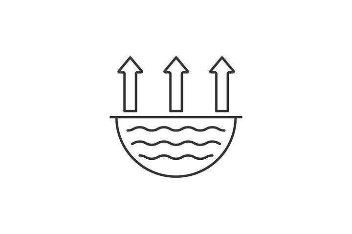 Global water crisis linear icons set for dark and light mode