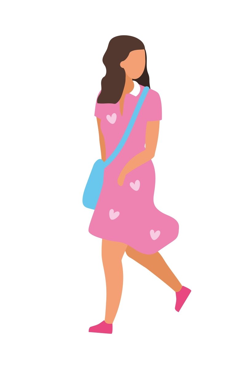 Group of people, friends flat vector illustrations set