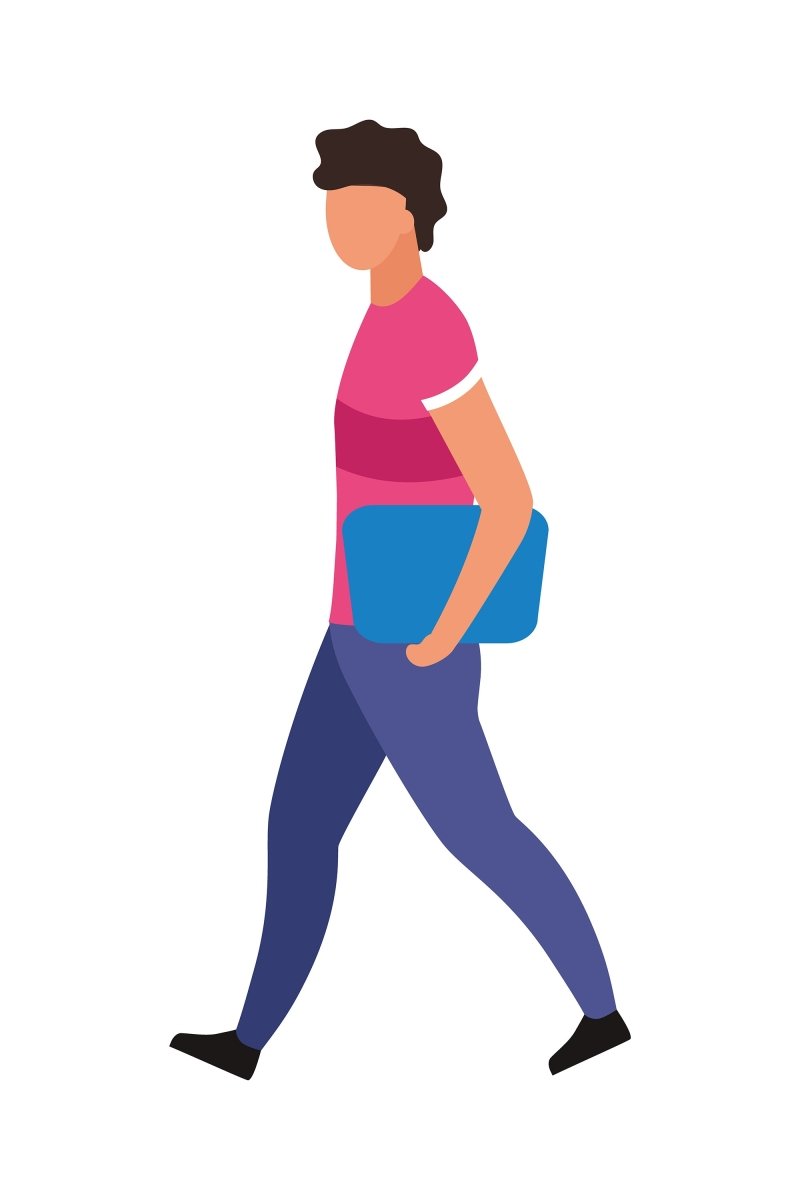 Group of people, friends flat vector illustrations set