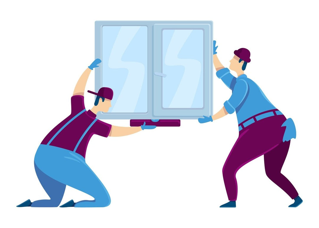 Handyman flat color vector faceless characters set