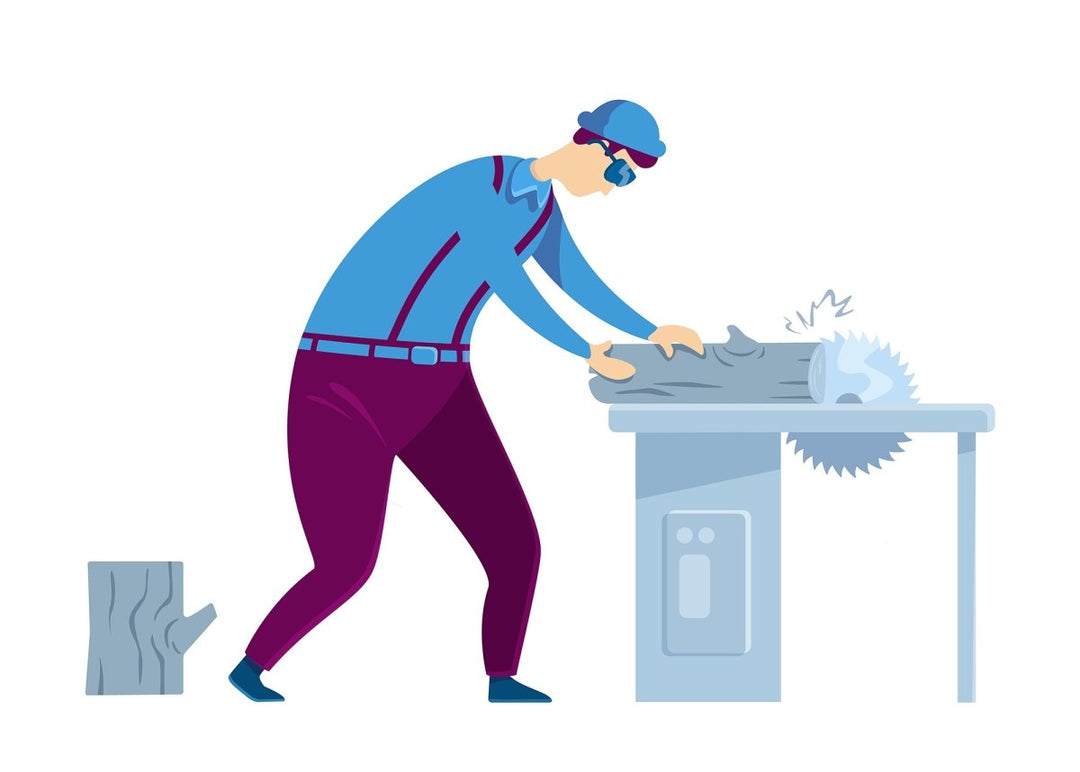 Handyman flat color vector faceless characters set