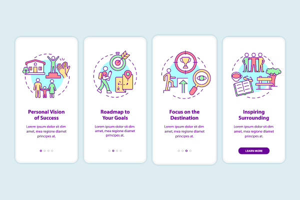 Happiness Mindset App Page Bundle