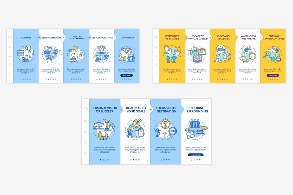 Happiness Mindset Templates Bundle