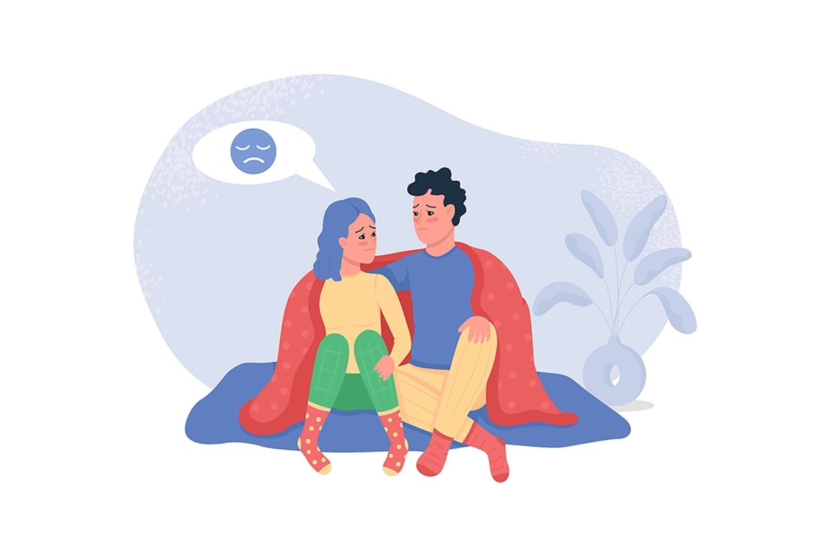 Happy couples vector isolated illustration bundle