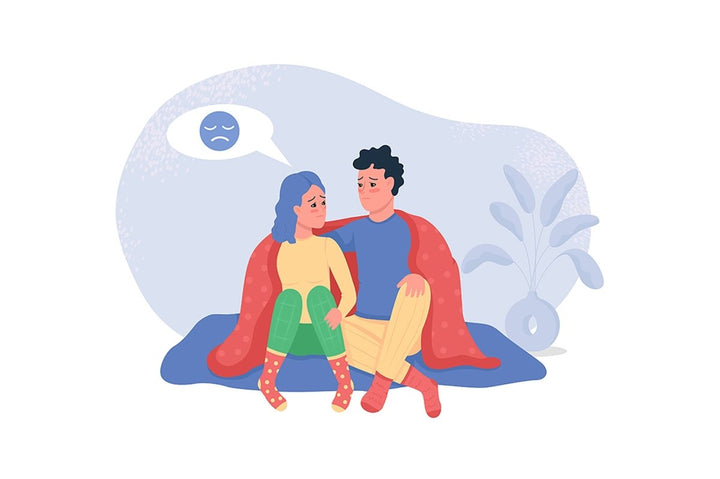 Happy couples vector isolated illustration bundle