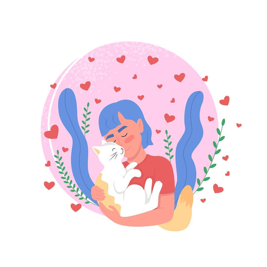 Happy Valentines day color vector illustration bundle