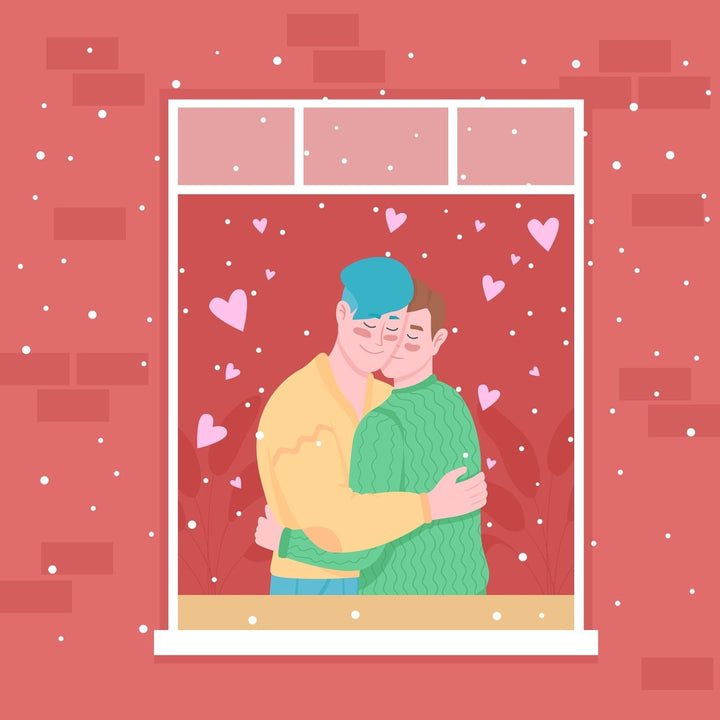 Happy Valentines day color vector illustration bundle