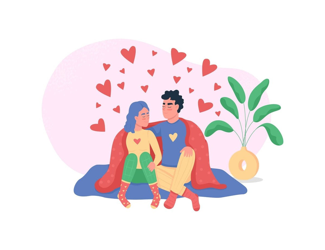 Happy Valentines day color vector illustration bundle