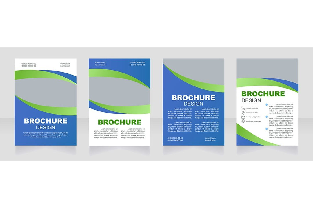 Health improvement brochure template bundle