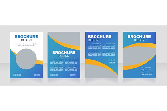 Health improvement brochure template bundle