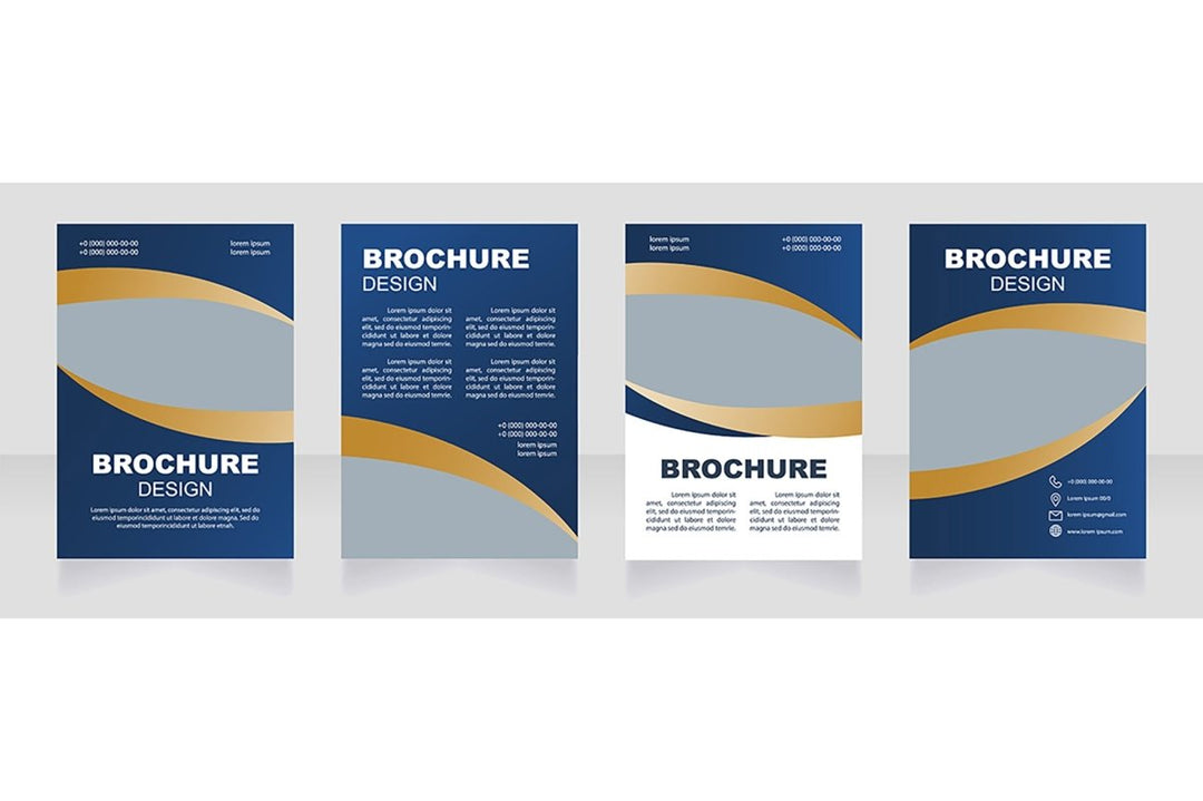 Health improvement brochure template bundle