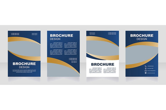 Health improvement brochure template bundle