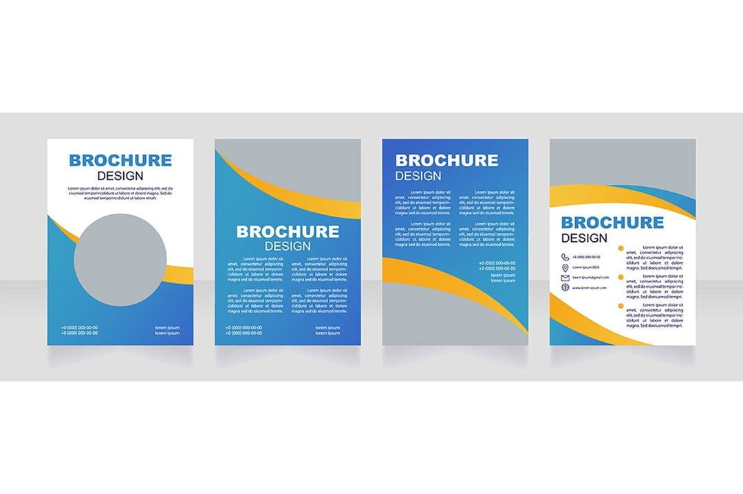 Health improvement brochure template bundle