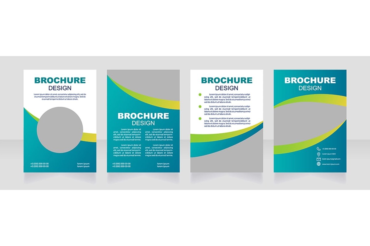Health improvement brochure template bundle