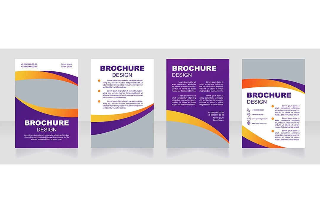 Health improvement brochure template bundle