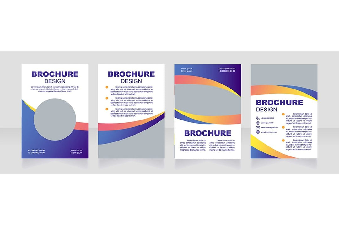 Health improvement brochure template bundle