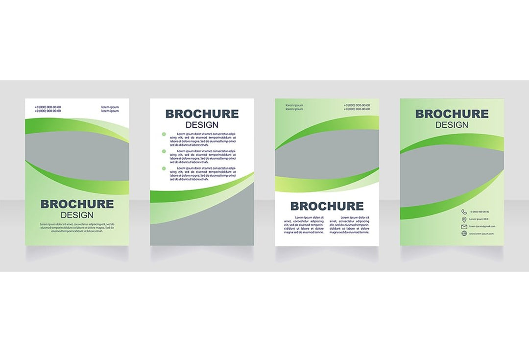 Health improvement brochure template bundle