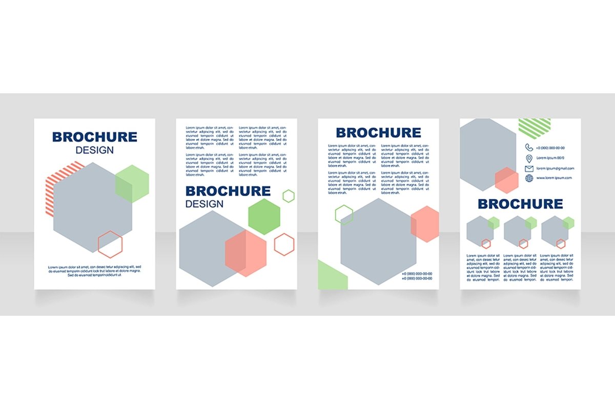 Health industry brochure template bundle
