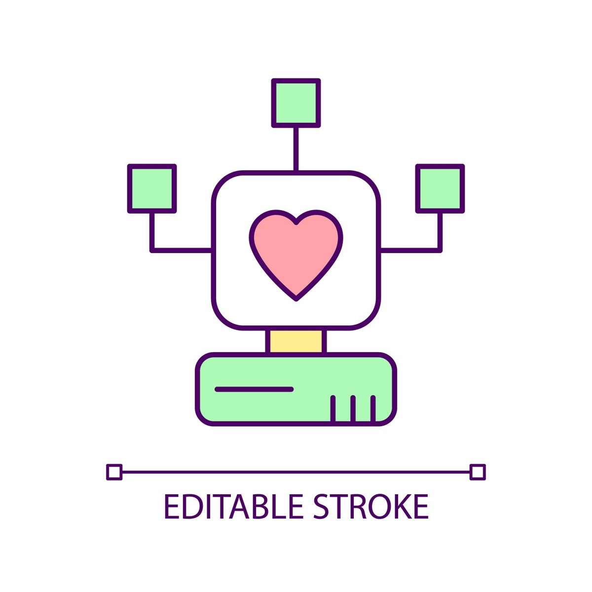 Health systems RGB color icons set