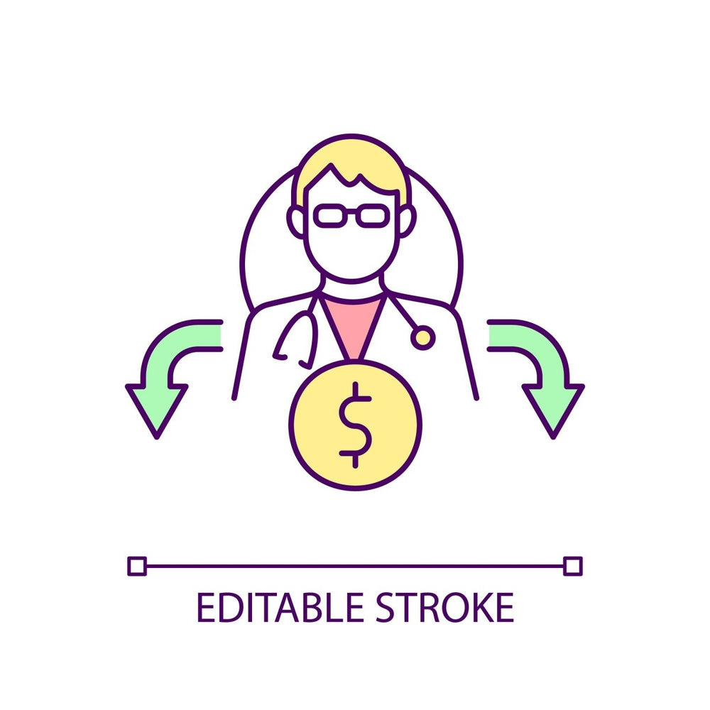 Health systems RGB color icons set
