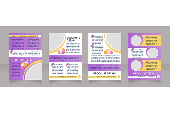 Healthcare services brochure bundle