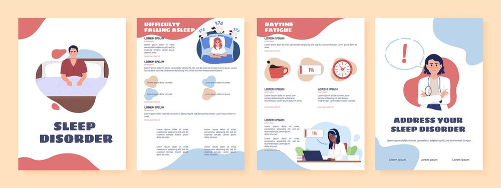 Healthcare vector brochure template set