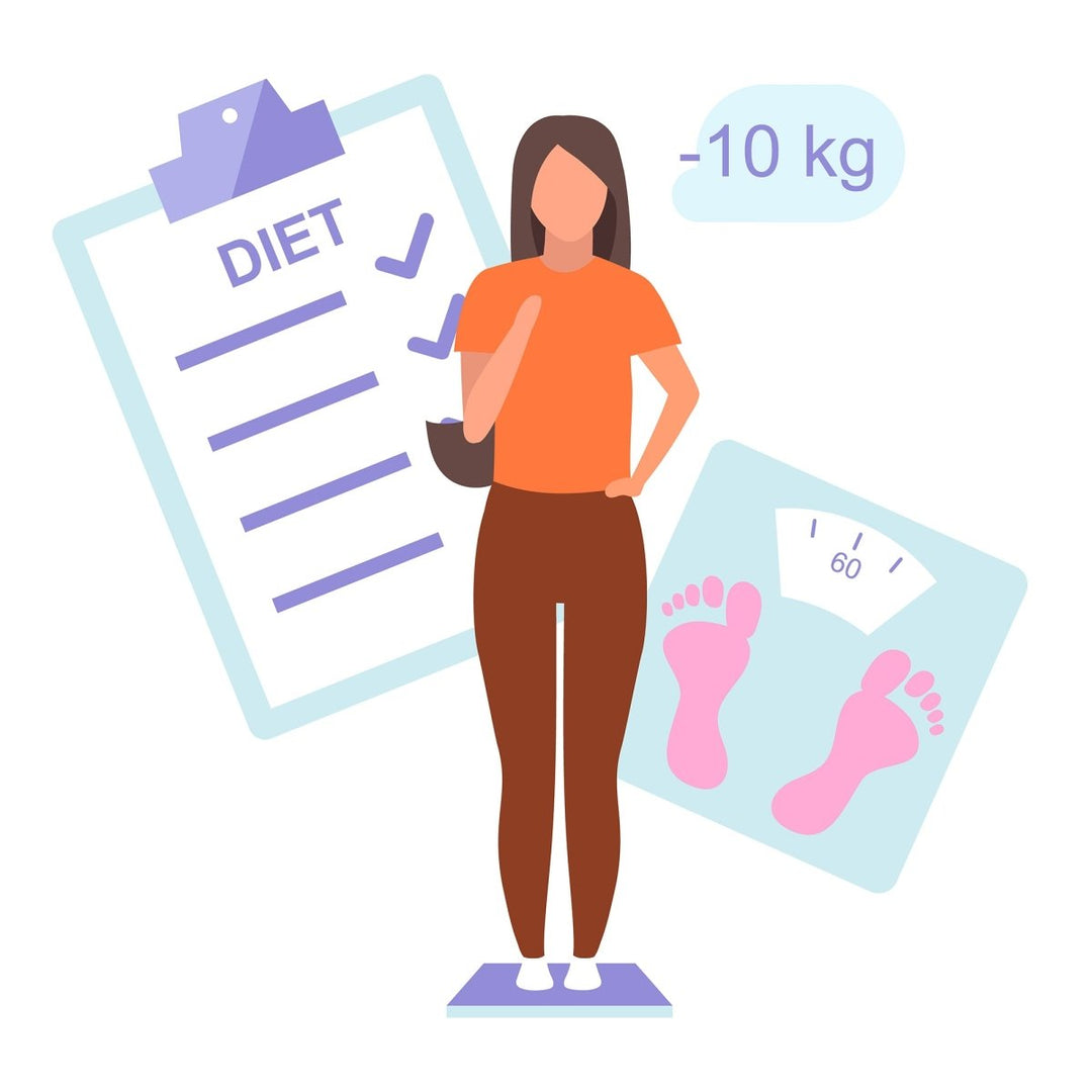 Healthy lifestyle flat vector illustrations set