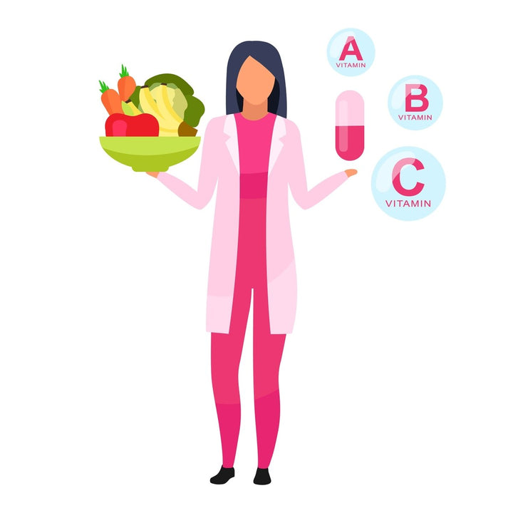 Healthy lifestyle flat vector illustrations set