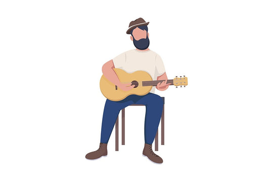 Hobby and pastime semi flat color vector characters bundle