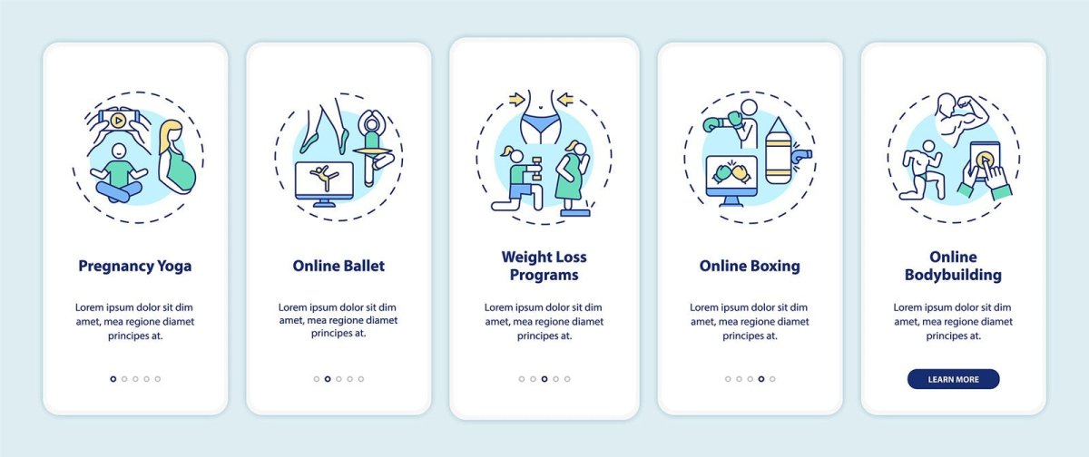 Home fitness concepts bundle