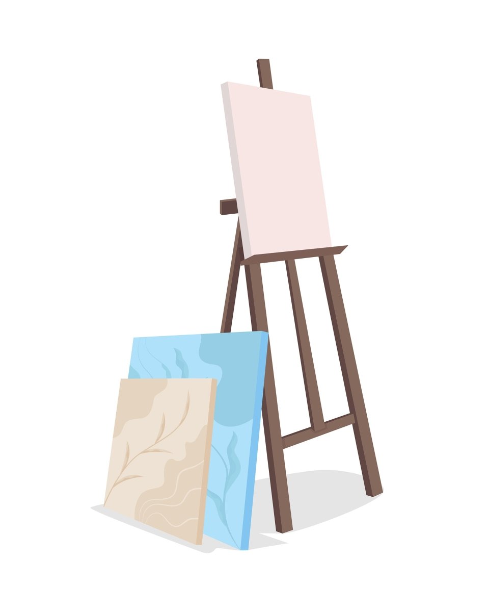 Home interior elements 2D vector web banner, poster set