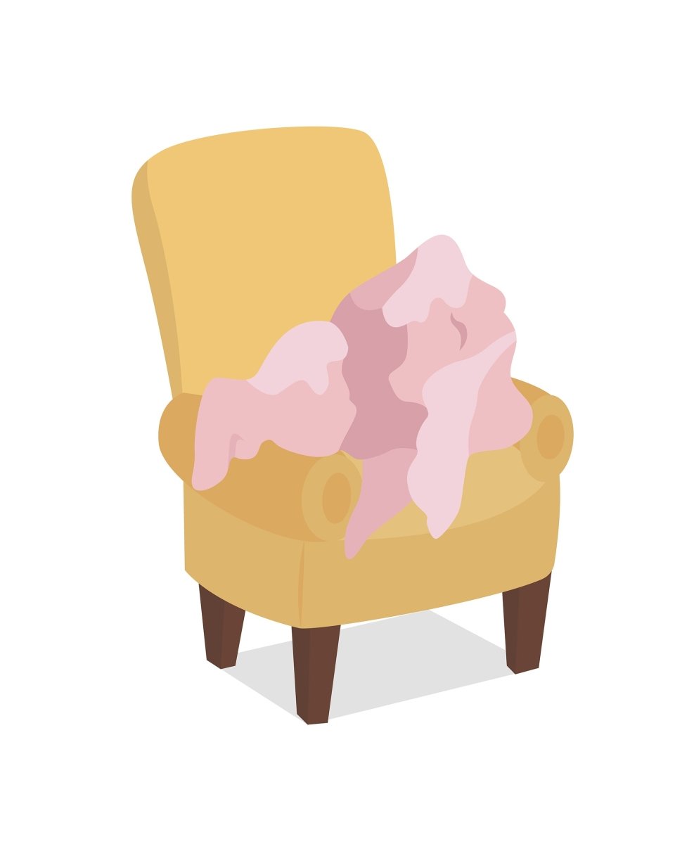Home interior furniture vector illustration set