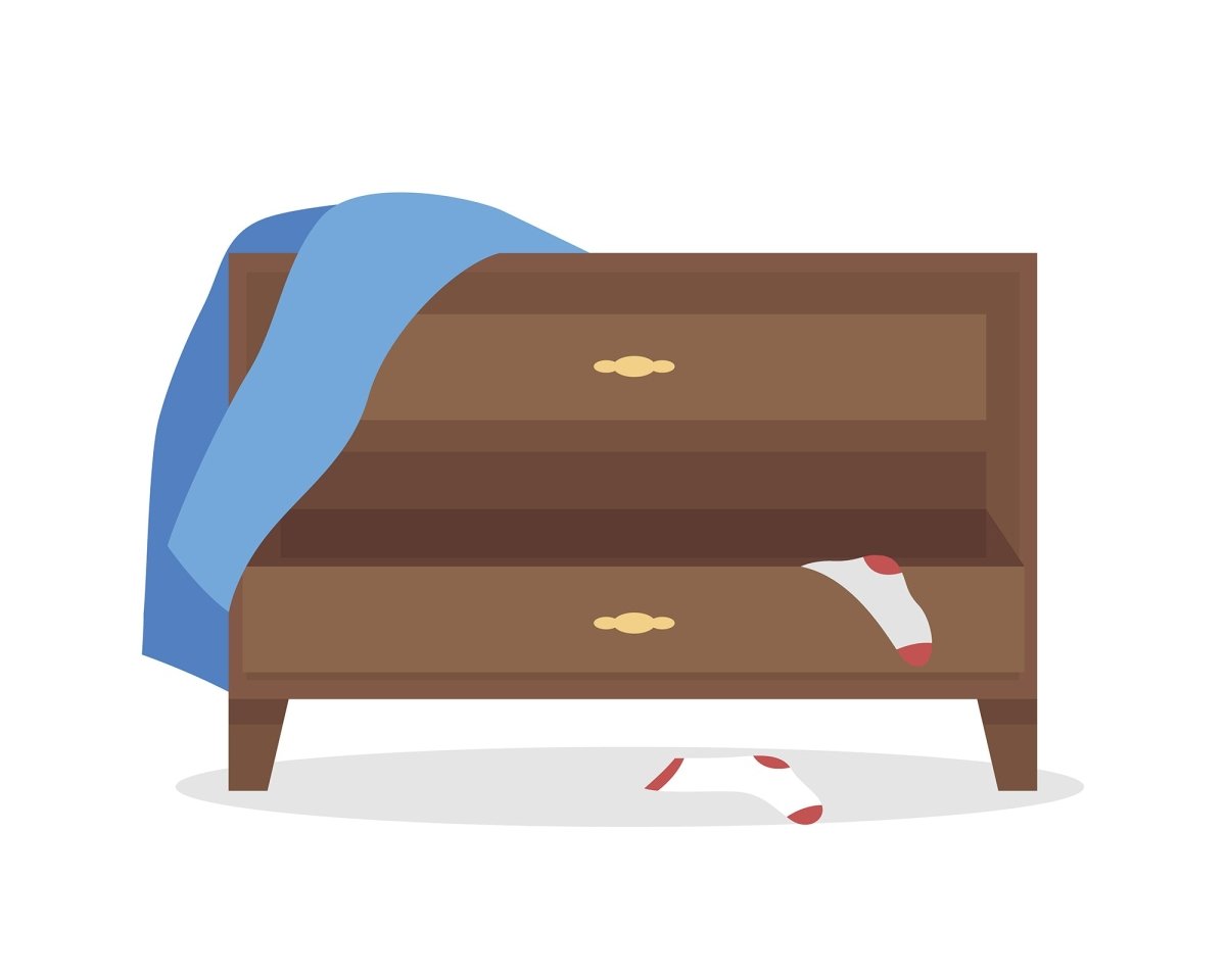 Home interior furniture vector illustration set