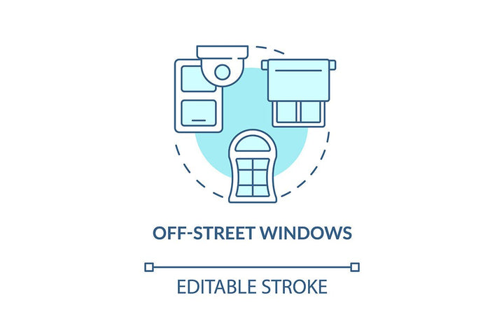 Home security concept icons bundle